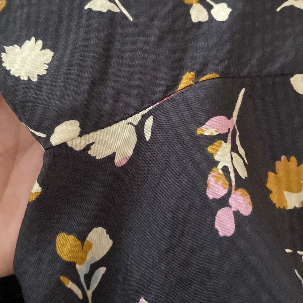 Rebecca Taylor Holly Flower Print Long Sleeve Navy Dress💙💙💙 - Picture 9 of 16